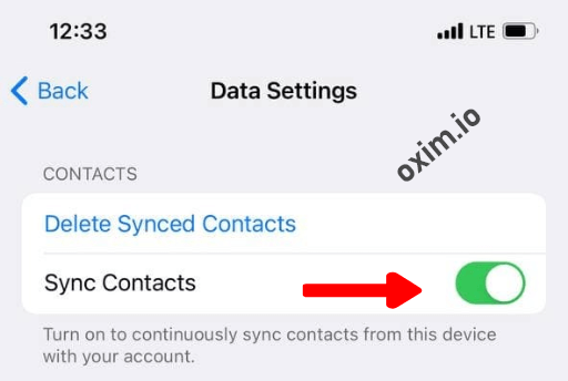 Sync Contacts