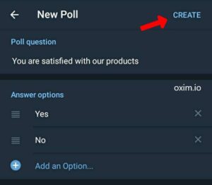 Create Poll