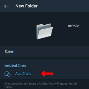 Telegram Chat Folder